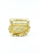 Chanel Spring 2008 Gold Quilted Ankle Bag Accessory arcadeshops.com