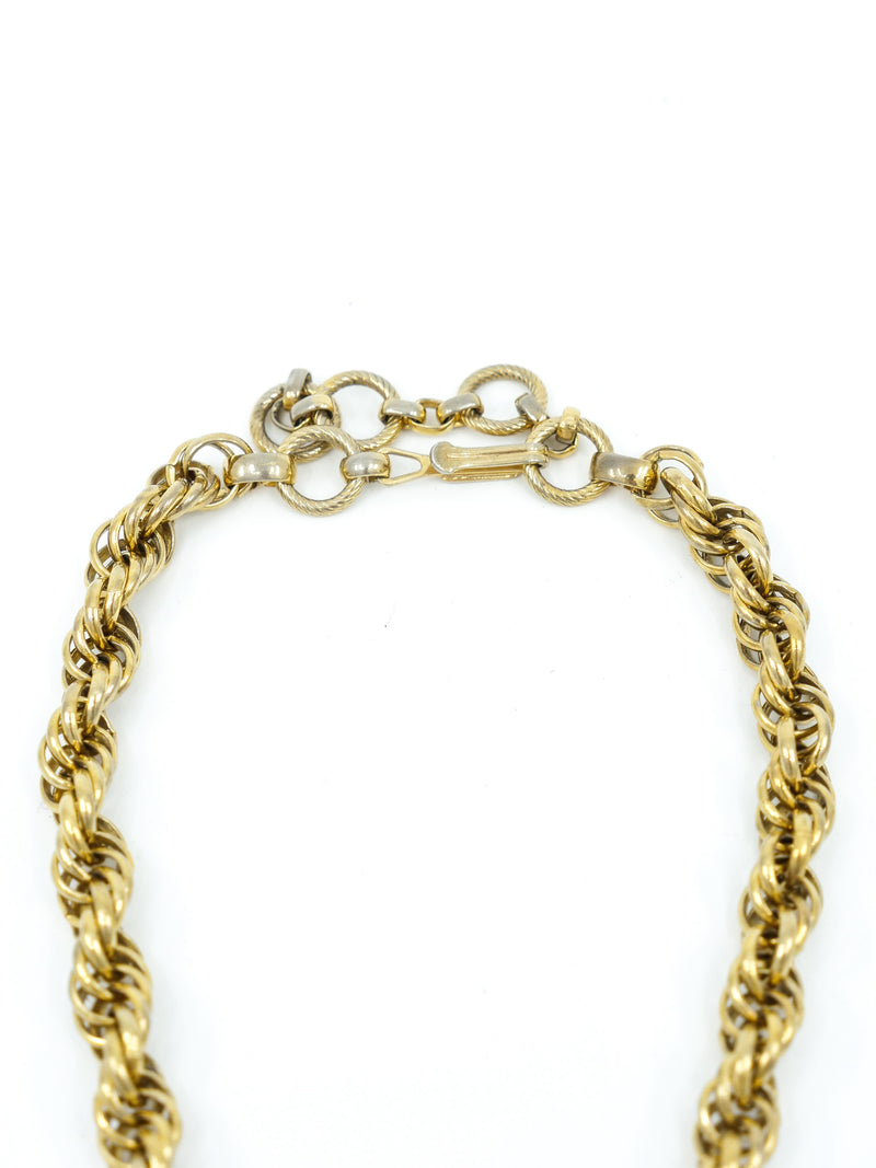 Schiaparelli Rope Chain Tassel Necklace Accessory arcadeshops.com