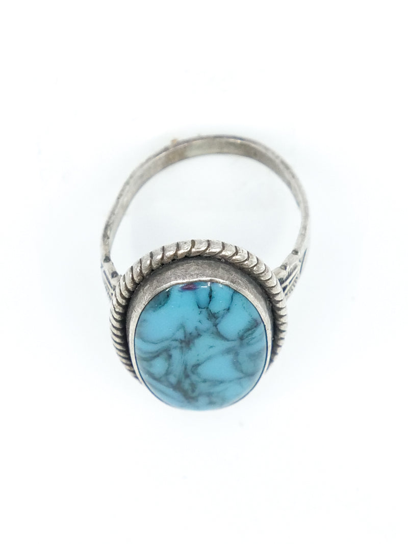 Turquoise Oval Ring Accessory arcadeshops.com