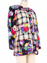 Ungaro Quilted Floral And Tweed Jacket Jacket arcadeshops.com