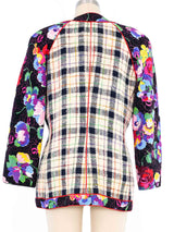 Ungaro Quilted Floral And Tweed Jacket Jacket arcadeshops.com