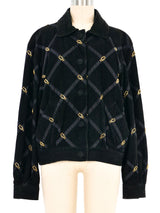 Bruno Magli Suede Buckle Bomber Jacket arcadeshops.com