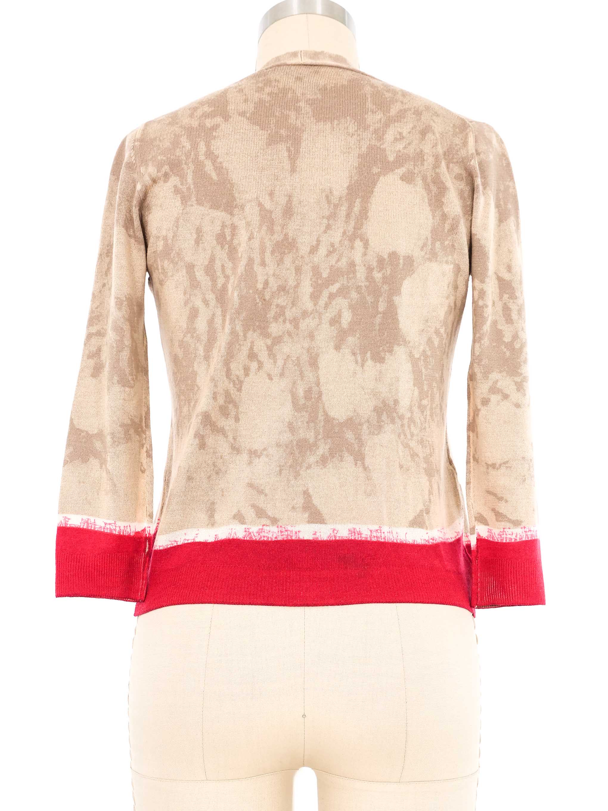 トップス prada wool silk white paint cardigan Prada Braided Wool Cardigan - Bergdorf Goodman