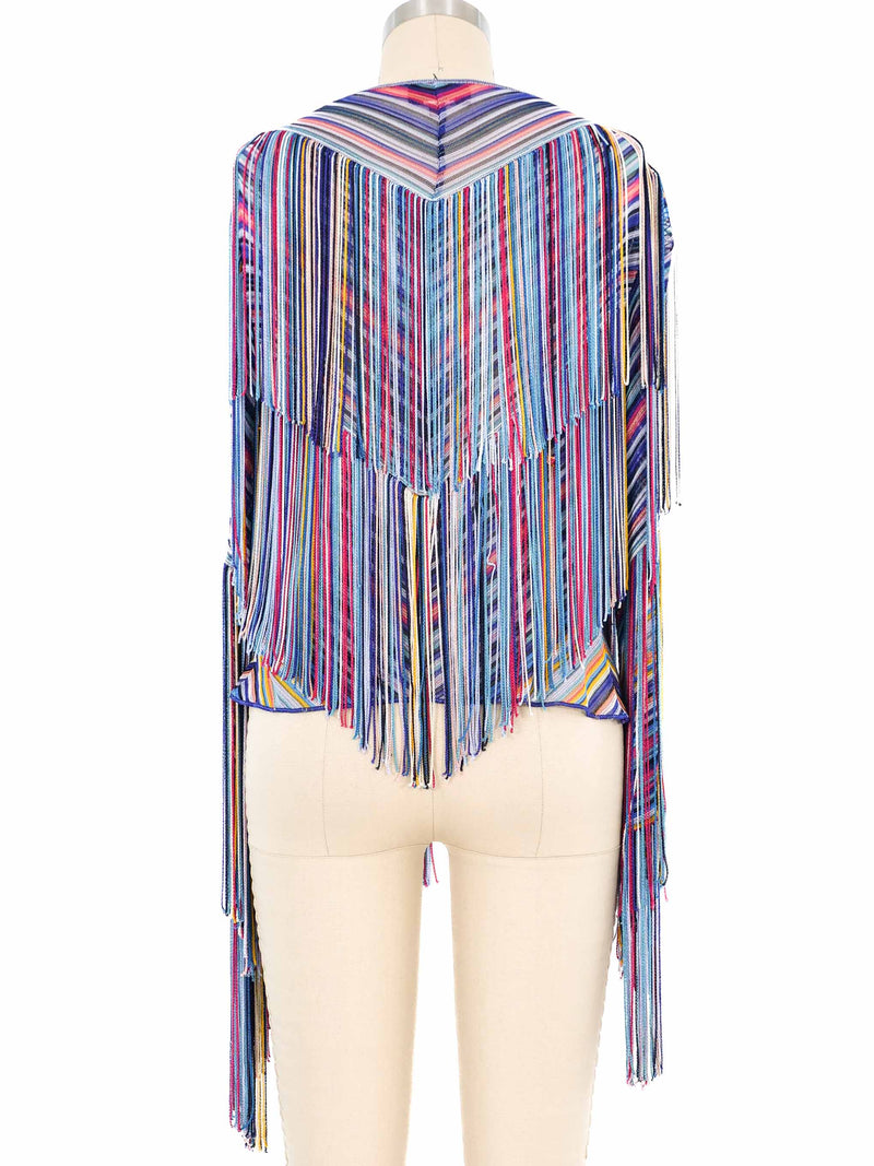 Missoni Rainbow Fringe Cardigan Jacket arcadeshops.com