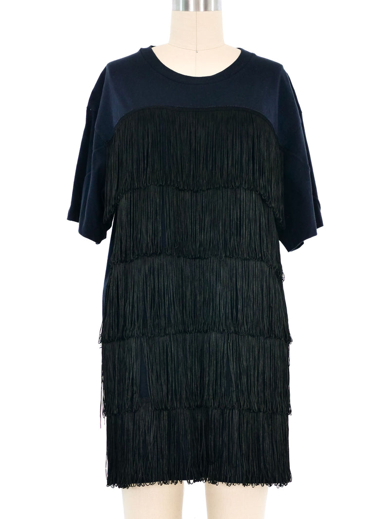 Maison Martin Margiela Fringe T-shirt Dress Dress arcadeshops.com