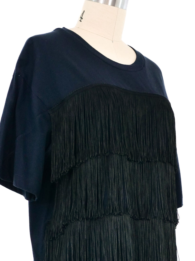 Maison Martin Margiela Fringe T-shirt Dress Dress arcadeshops.com