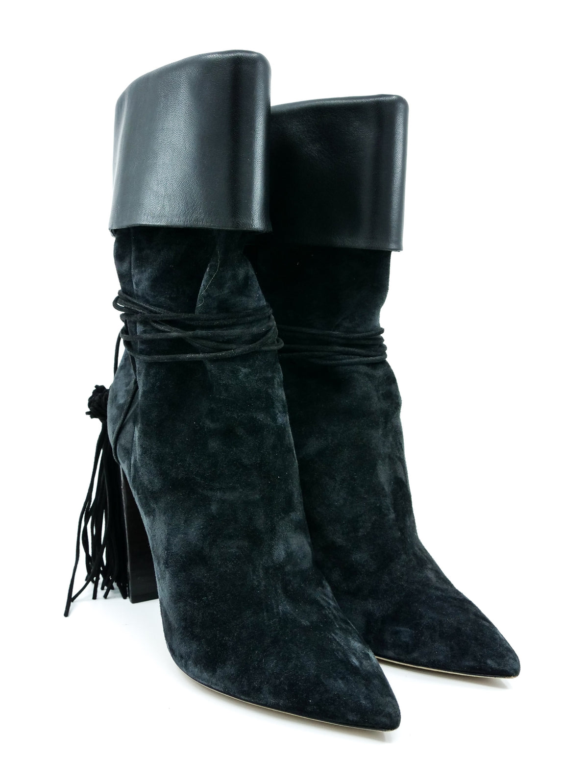 SAINT LAURENT - BLACK SUEDE BOOTS -MEN 886a8cb4739a770a7d04db4b67c0d4  main image 3