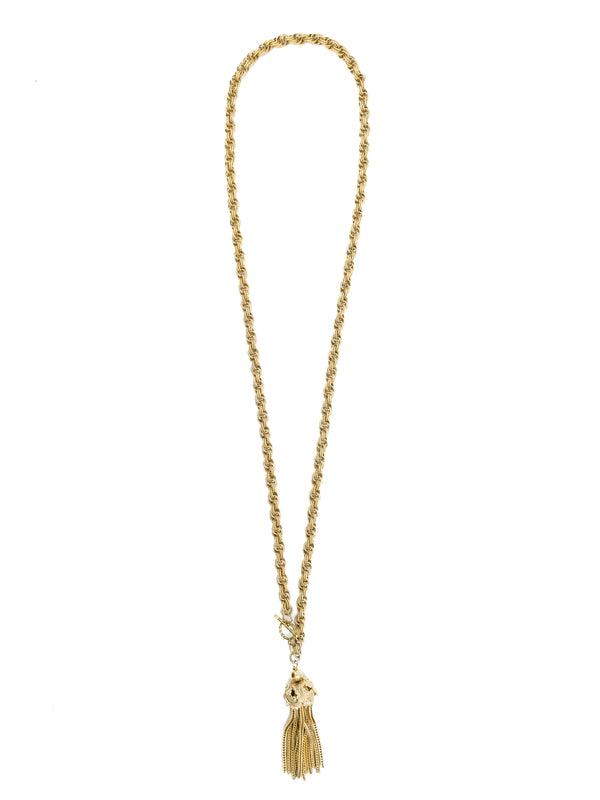 Rope Chain Tassel Necklace Accessory arcadeshops.com