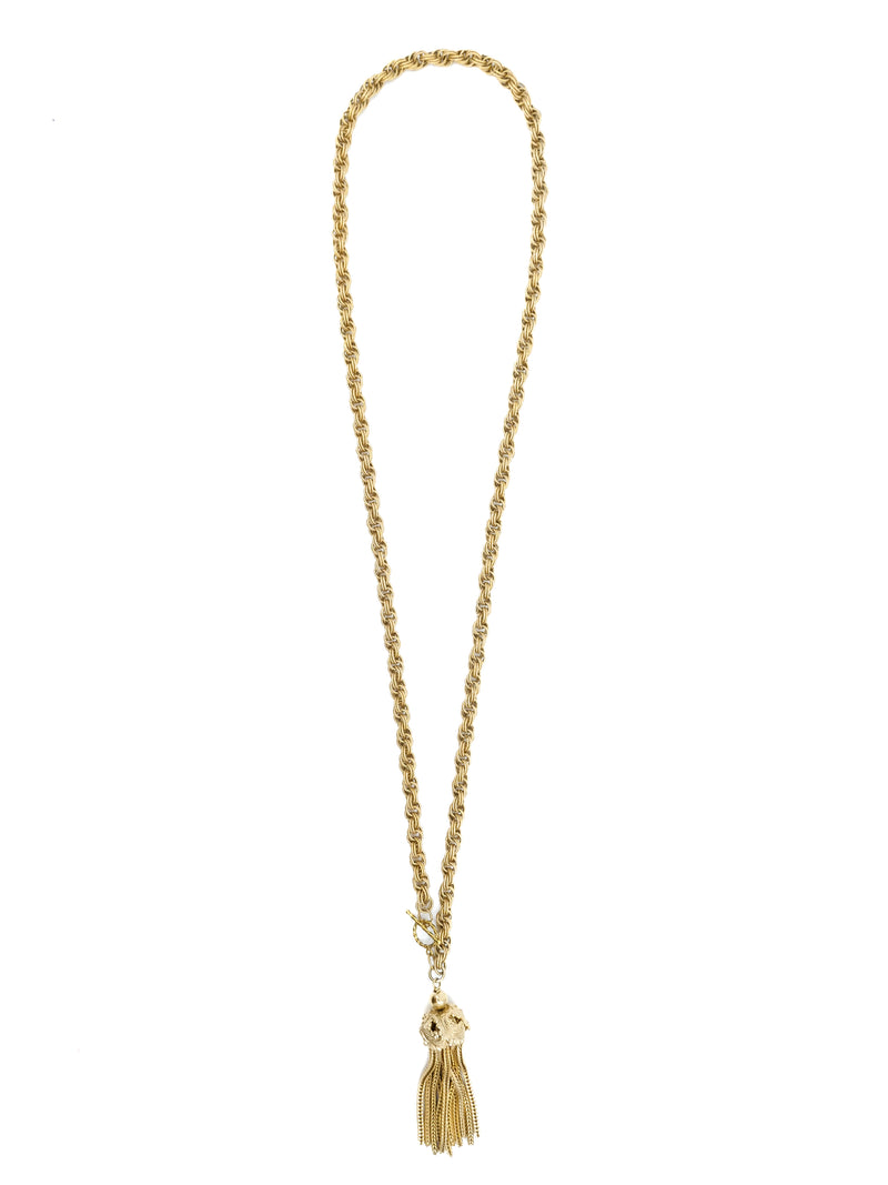 Rope Chain Tassel Necklace Accessory arcadeshops.com