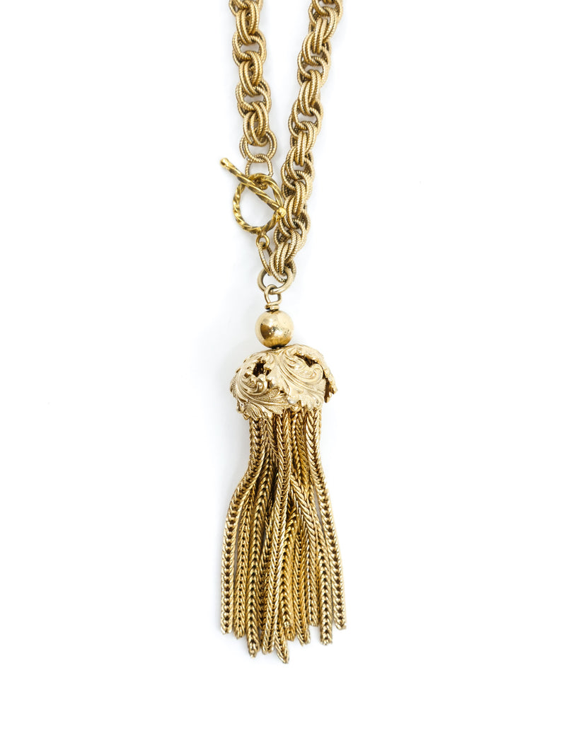 Rope Chain Tassel Necklace Accessory arcadeshops.com