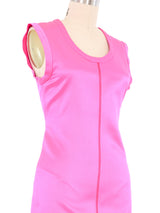 2003 Prada Hot Pink Satin Mini Dress Dress arcadeshops.com