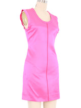 2003 Prada Hot Pink Satin Mini Dress Dress arcadeshops.com