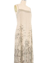 Emanuel Ungaro Paisley Silk Maxi Dress Dress arcadeshops.com