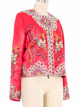 Chinese Embellished Silk Wedding Jacket Jacket arcadeshops.com