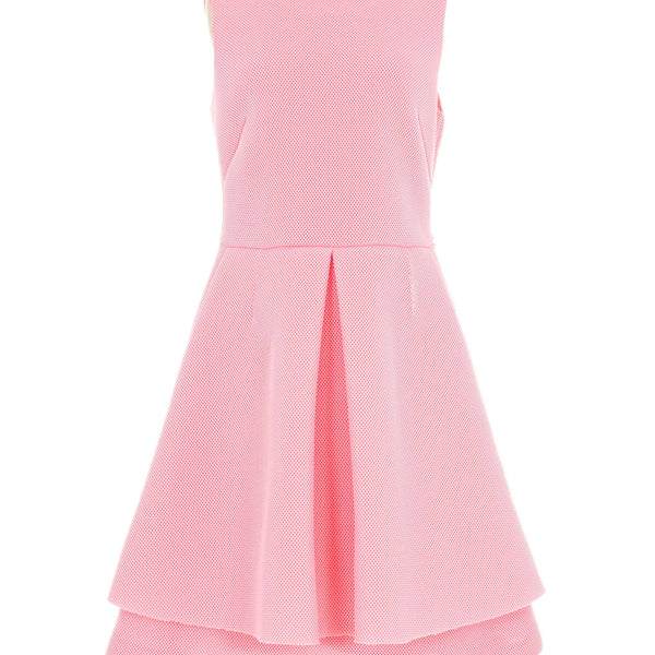 【Simone Rocha】ビジュー メッシュミディドレス ピンク Simone Rocha Bubblegum Neoprene Mesh Dress