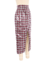 Rodarte Sequin Houndstooth Pencil Skirt Bottom arcadeshops.com