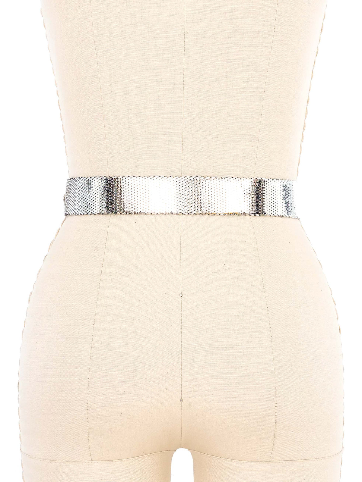 Whiting & Davis Silver Mesh Belt Whiting and Davis silver mesh belt, rhinestone clasp, 30 main image 3