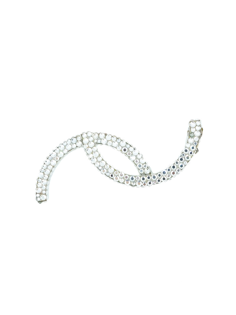 Richard Kerr Rhinestone Semi Circle Earrings Accessory arcadeshops.com
