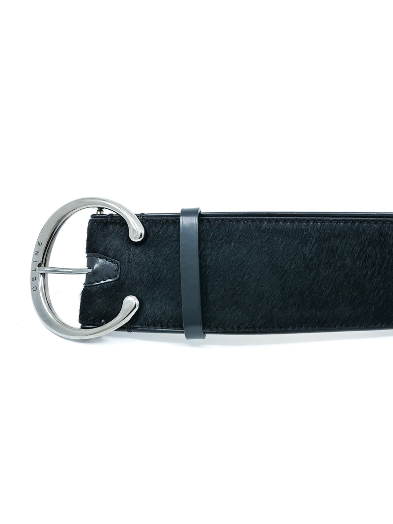 Celine Wide Pony Hair Belt Accessory arcadeshops.com