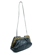 Judith Leiber Studded Convertible Snakeskin Clutch Accessory arcadeshops.com