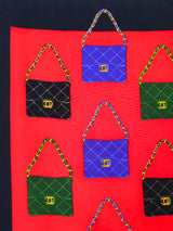 Chanel Handbag Silk Scarf Accessory arcadeshops.com
