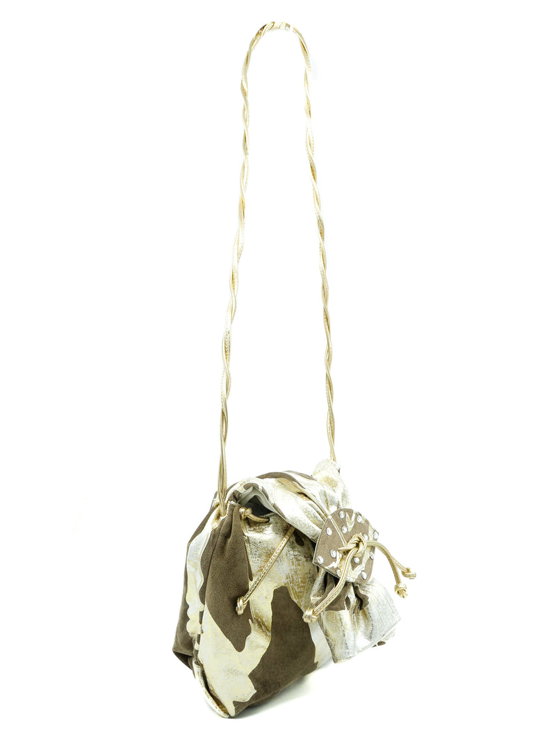 Terry and Toni Painted Suede Bucket Bag Accessory arcadeshops.com