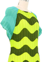 Issey Miyake Geometric Squiggle Top Top arcadeshops.com