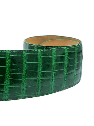 Kleinberg Sherrill Vintage American Alligator Belt Kleinberg sherrill black alligator - Gem main image 2