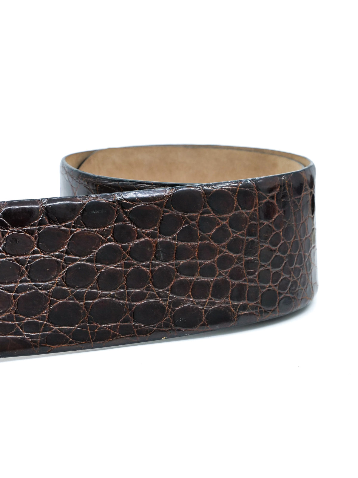 Donna Karan Crocodile Waist Belt display picture 2