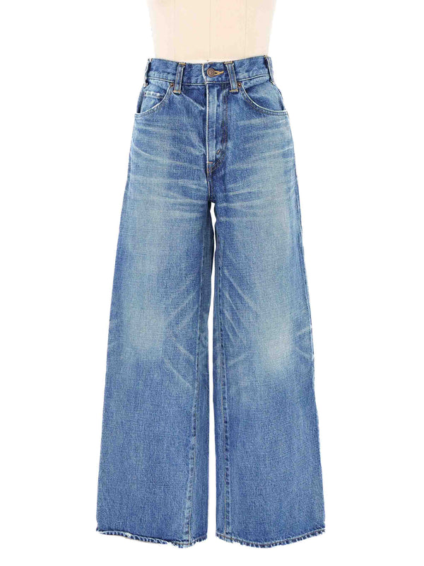 Celine Jane Wide Leg Denim Bottom arcadeshops.com