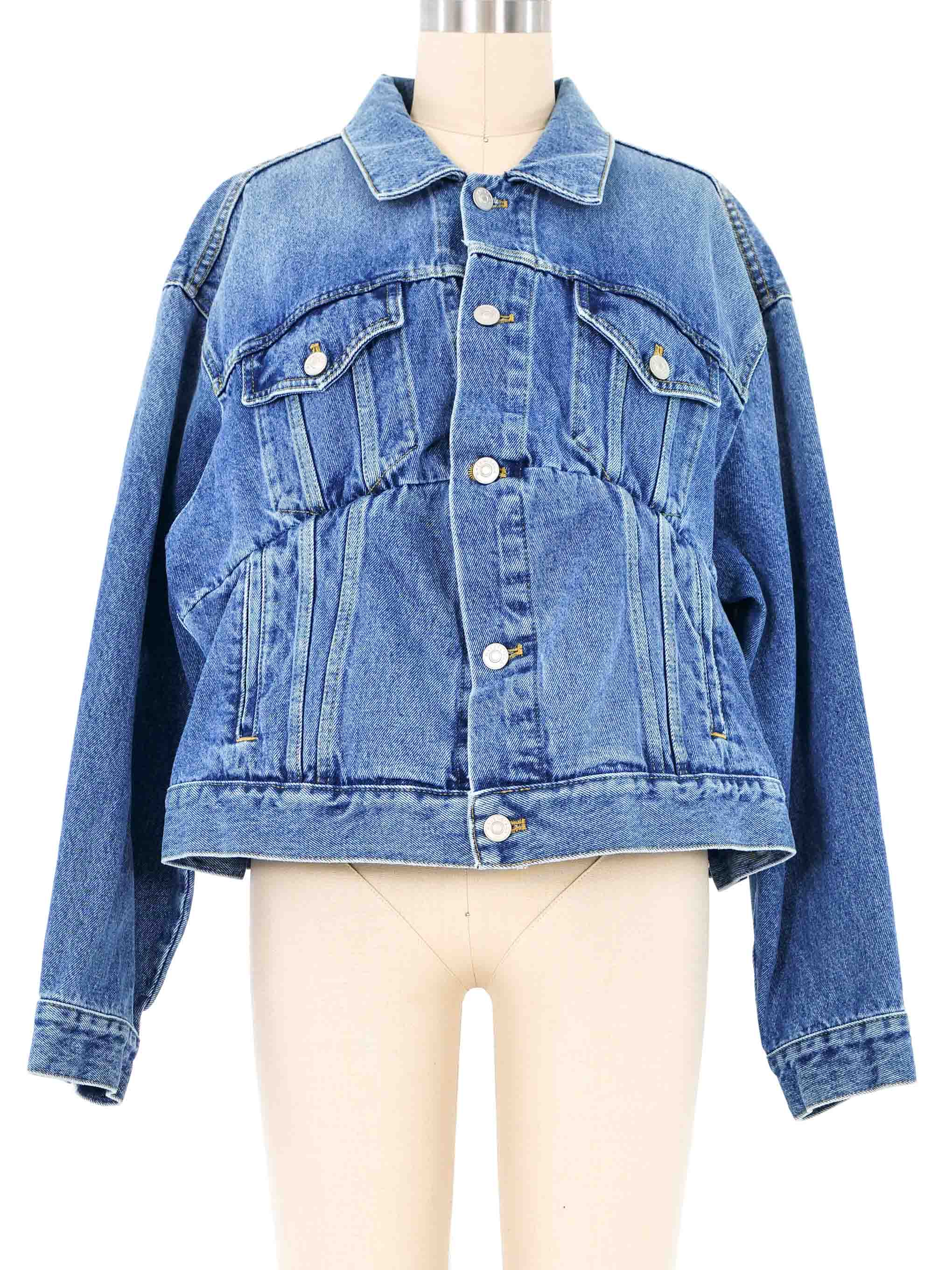 2016 Balenciaga Swing Denim Jacket