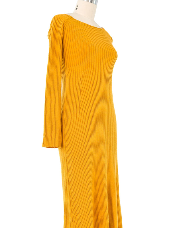 2022 Chloe Mustard Sweater Dress Dress arcadeshops.com