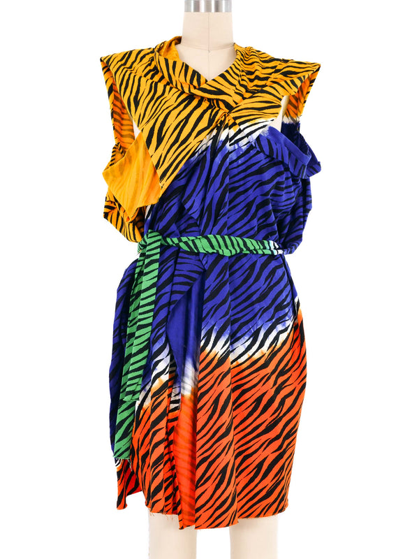2012 Bernhard Willhelm Dyed Zerba Wrap Dress Dress arcadeshops.com