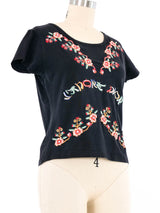 2002 Christian Dior J'Adore Dior Cherry Blossom Tee Top arcadeshops.com