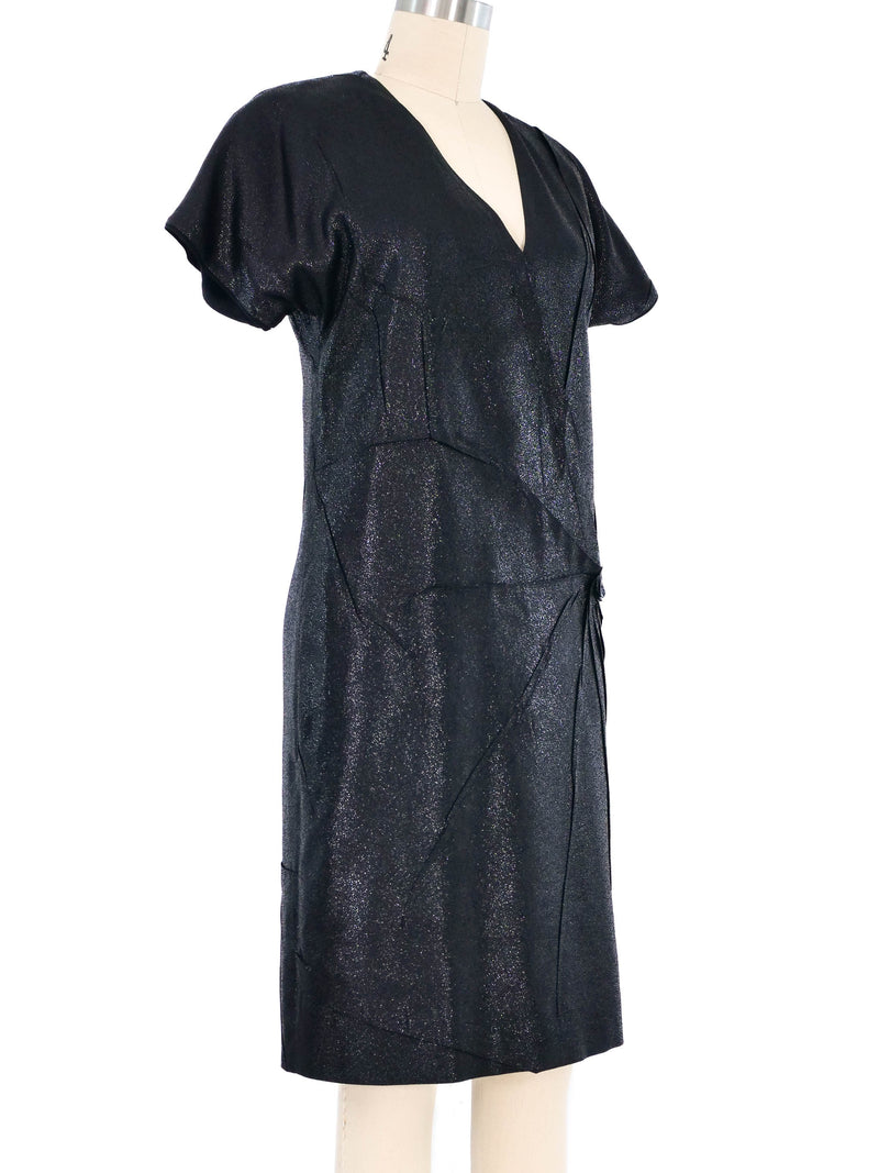 Maison Martin Margiela Wrinkle Texture Black Dress Dress arcadeshops.com