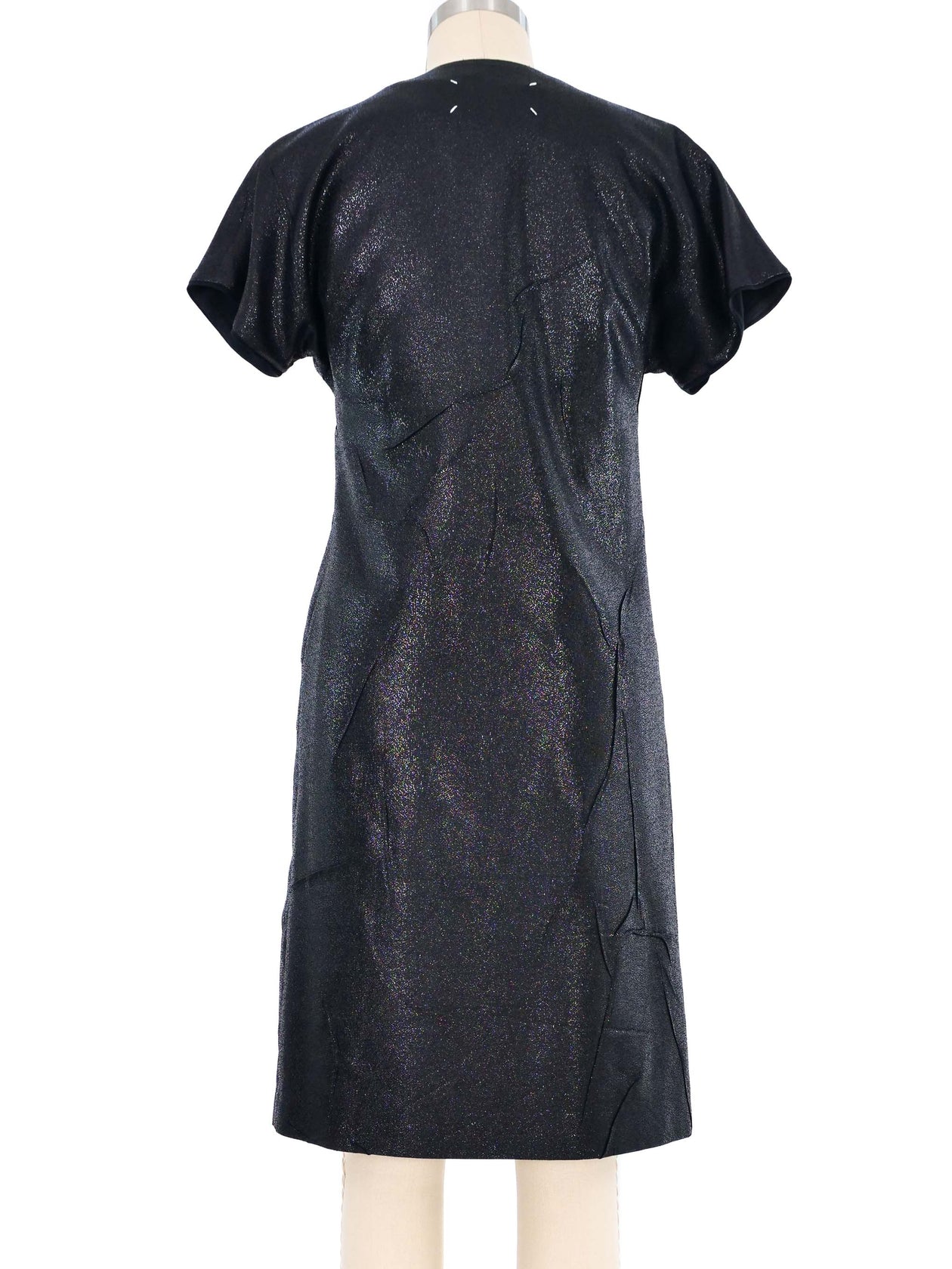 Maison Martin Margiela Wrinkle Texture Black Dress
