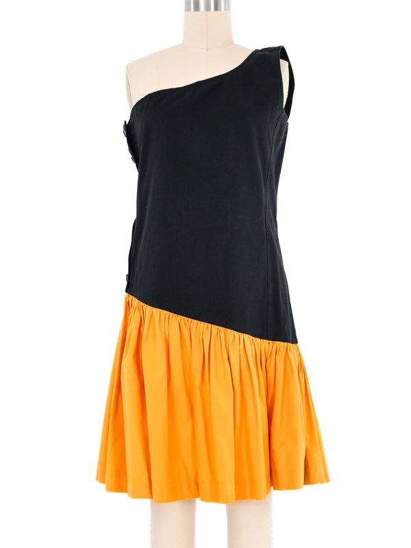 Yves Saint Laurent One Shoulder Dress Dress arcadeshops.com