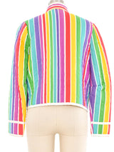 1970s Quilted Rainbow Jacket Jacket arcadeshops.com