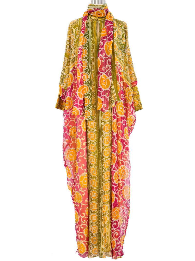 Profils du Monde Embroidered Caftan Dress arcadeshops.com