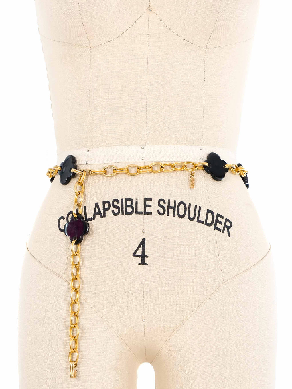 Yves Saint Laurent ゴールド チェーンベルト✧︎*。美品 Saint