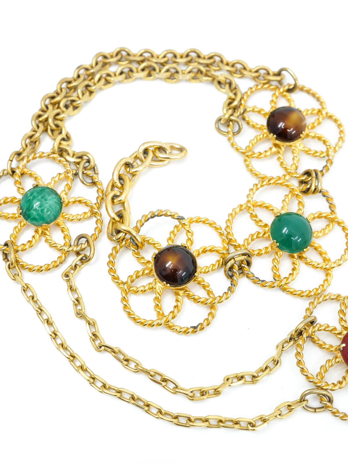 1960s Yves Saint Laurent Daisy Chain Belt display picture 1