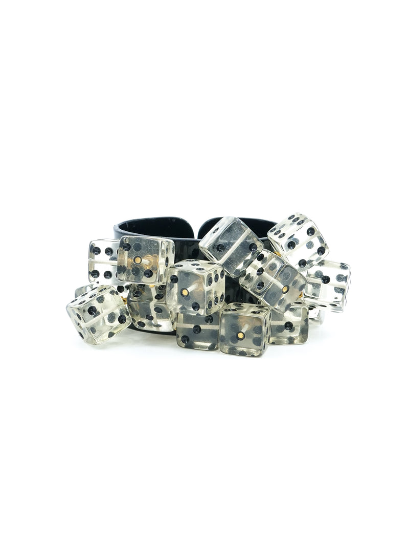 Lucite Dice Cuff Accessory arcadeshops.com