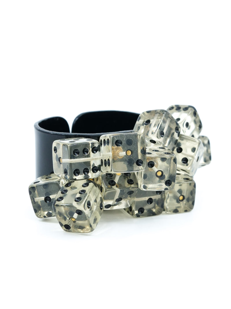 Lucite Dice Cuff Accessory arcadeshops.com