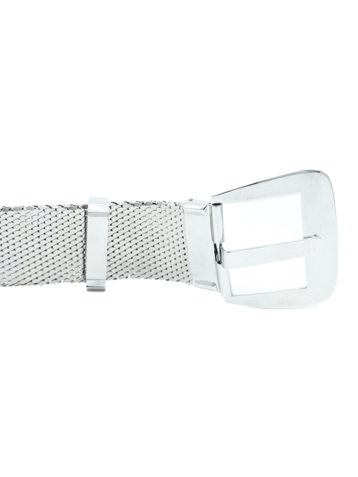 Whiting And Davis Silver Mesh Metal Belt