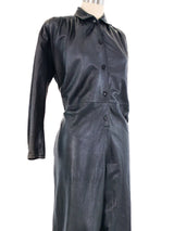 Michael Hoban Leather Jumpsuit Jumpsuit arcadeshops.com