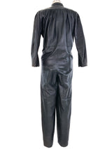 Michael Hoban Leather Jumpsuit Jumpsuit arcadeshops.com