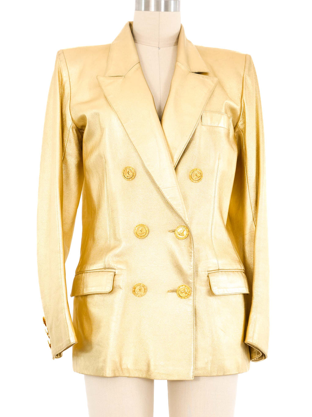 ジャケット・アウター Yves Saint Lauren/VTG/gold button jacket Yves Saint Lauren/VTG/gold button jacket レディース