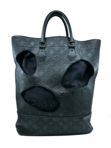 Louis Vuitton Comme Des Garcons Bag With Holes Monogram Empreinte Tote