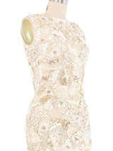 Gene Shelly Iridescent Sequin And Paillette Knit Dress Dress arcadeshops.com