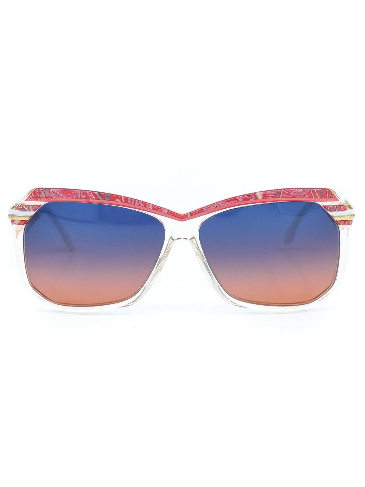Cazal Sunglasses with Pink and Blue Gradient Lenses Cazal Legends with side shields + a custom purple tint ? main image 3